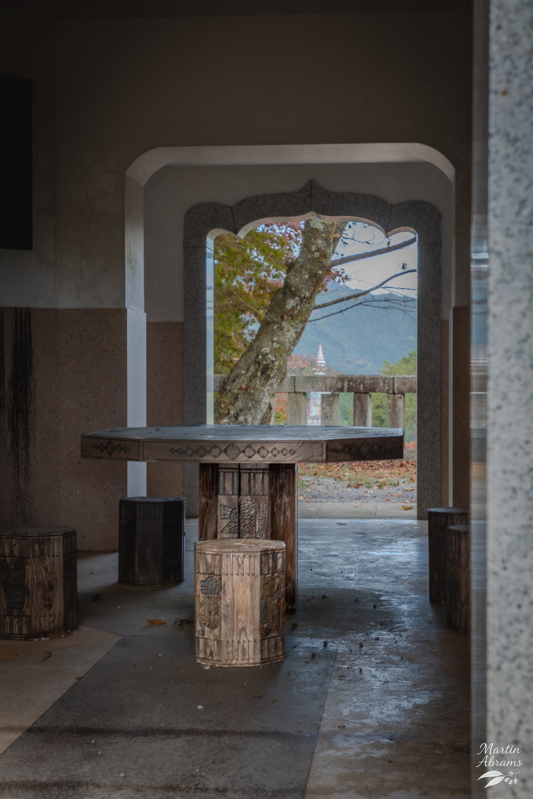 Temples - Table looking out