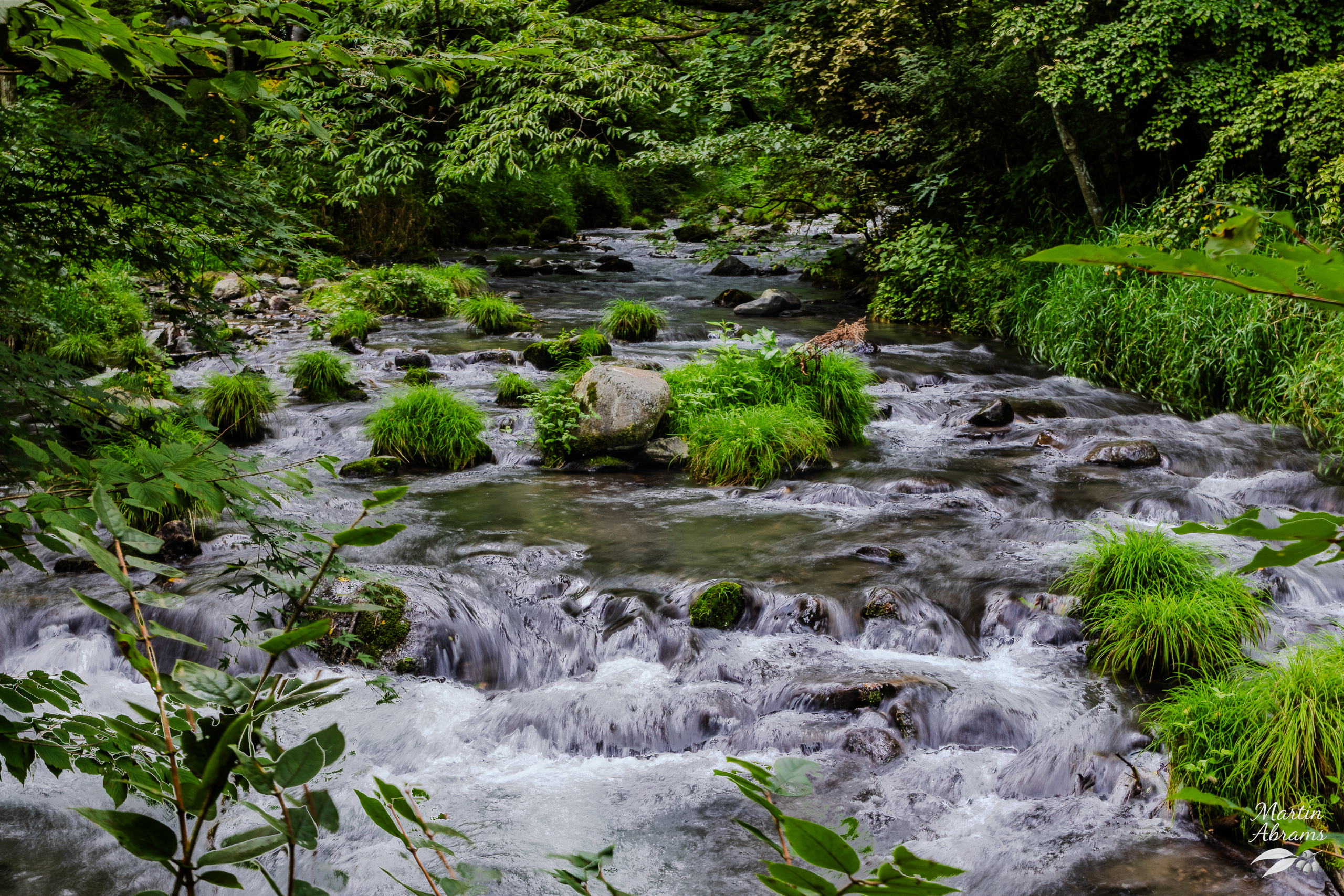 Waterfall - Water running downstream