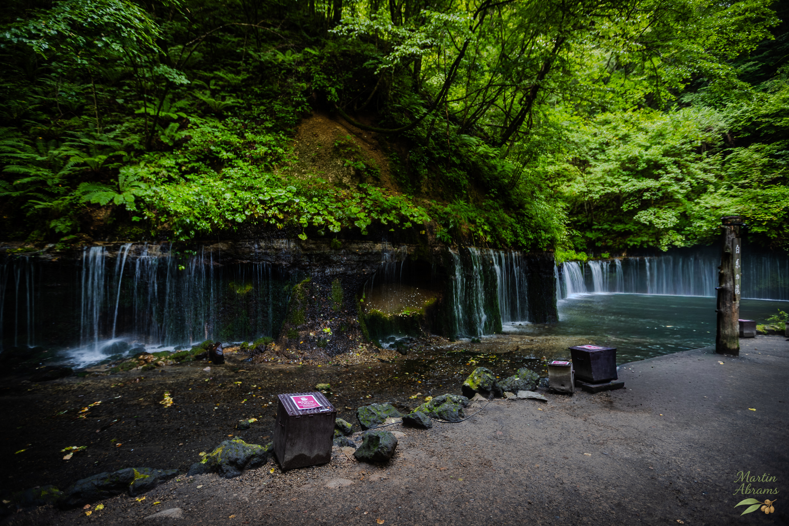 Waterfall - To the left