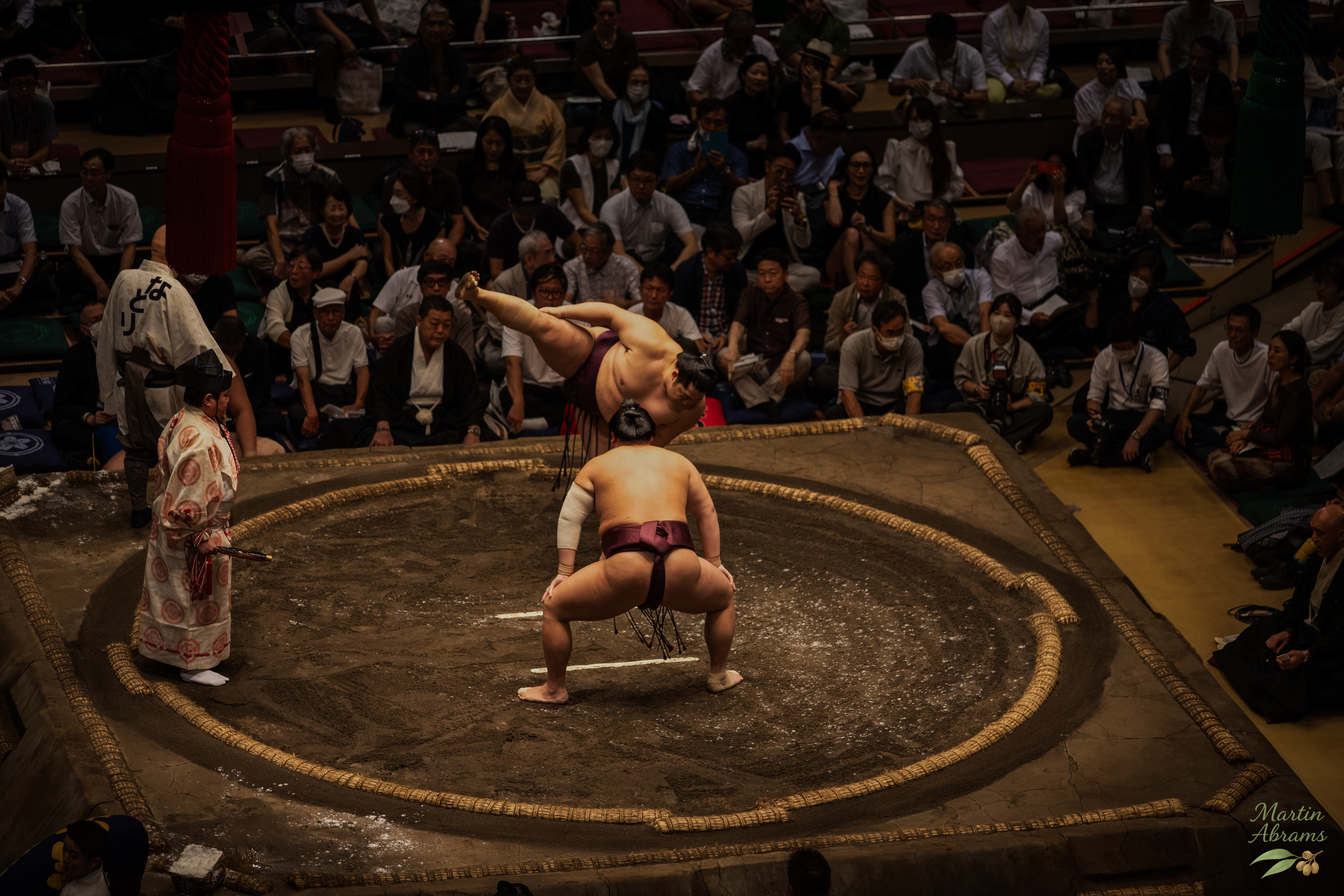 Sumo - Beginning with one sumo with leg up