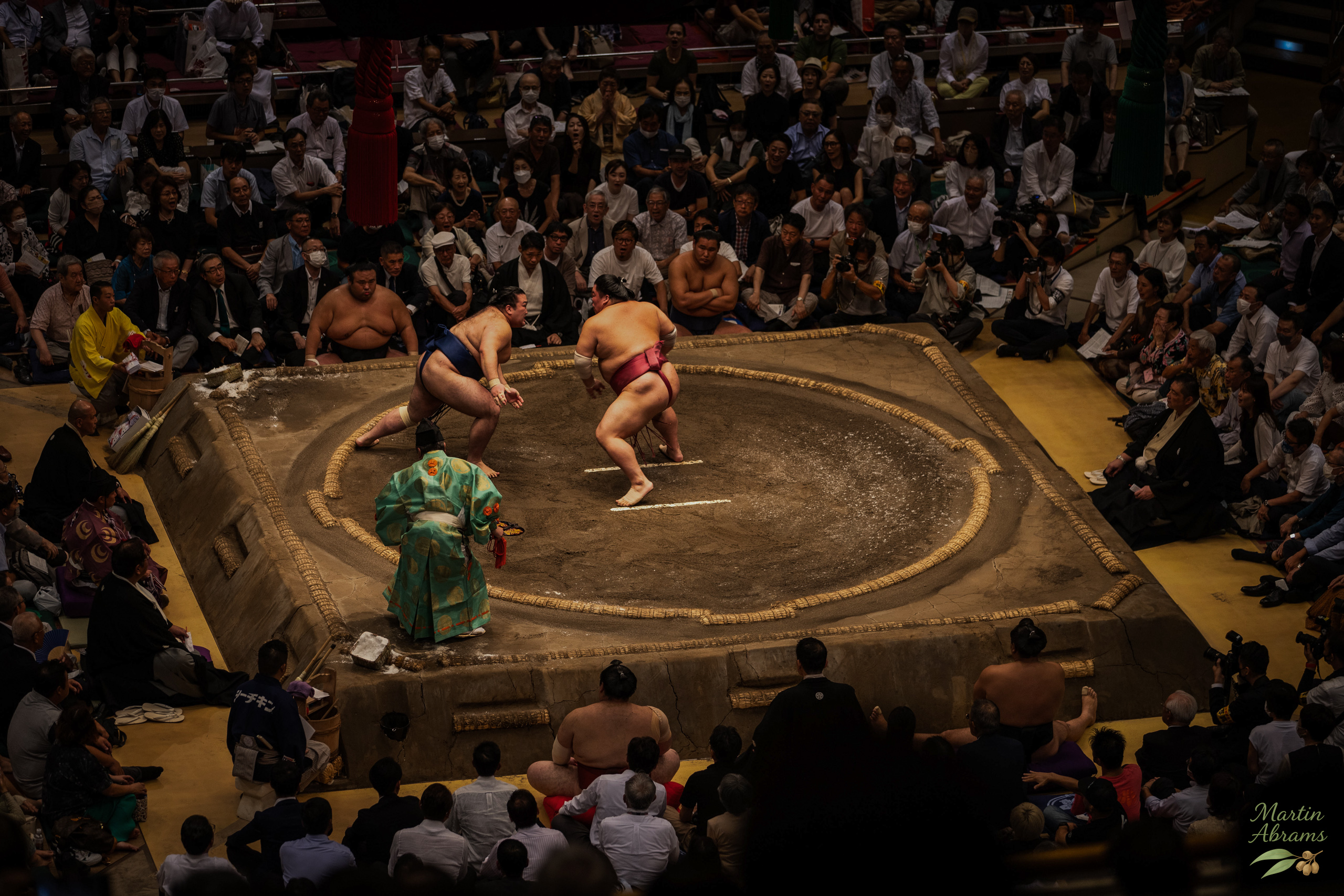 Sumo - two going to charge each other