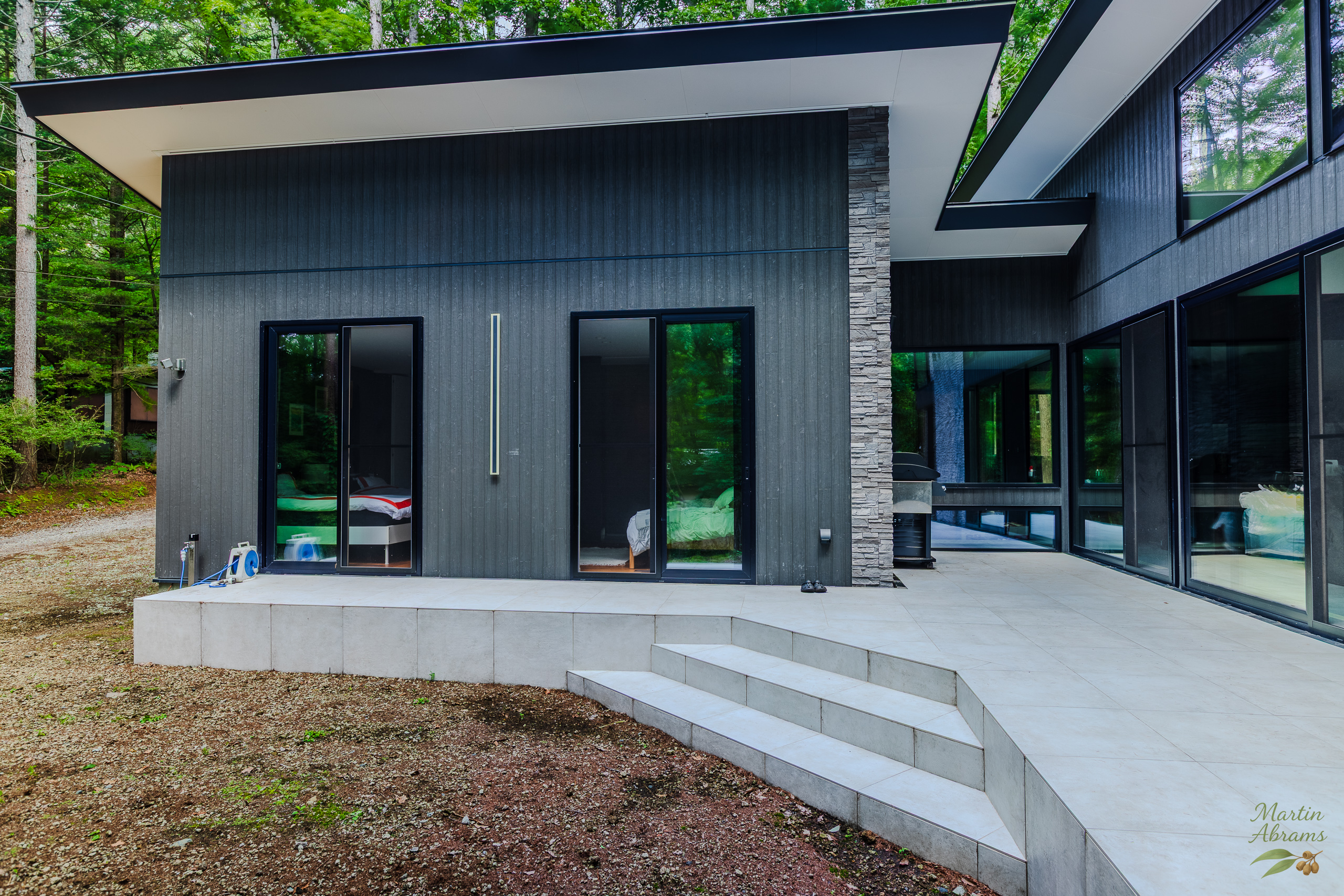 Houses - Back of the house towards front